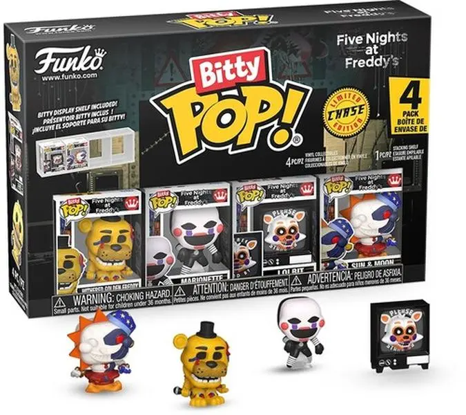 Funko Bitty POP!: Five Nights at Freddy's - Springtrap 4-Pack  [COLLECTIBLES] Vinyl figurine/statue, 4 Pack, Collectible