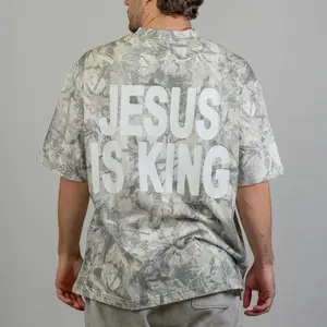 JESUS IS KING Camo Heavy Tee