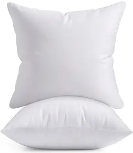 18x18 Pillow Inserts Set of 2 Throw Pillow Stuffing Cushion Inserts Fluffy Decorative Couch Bed Sofa Pillows Soft Support Indoor Home Decor Fillers