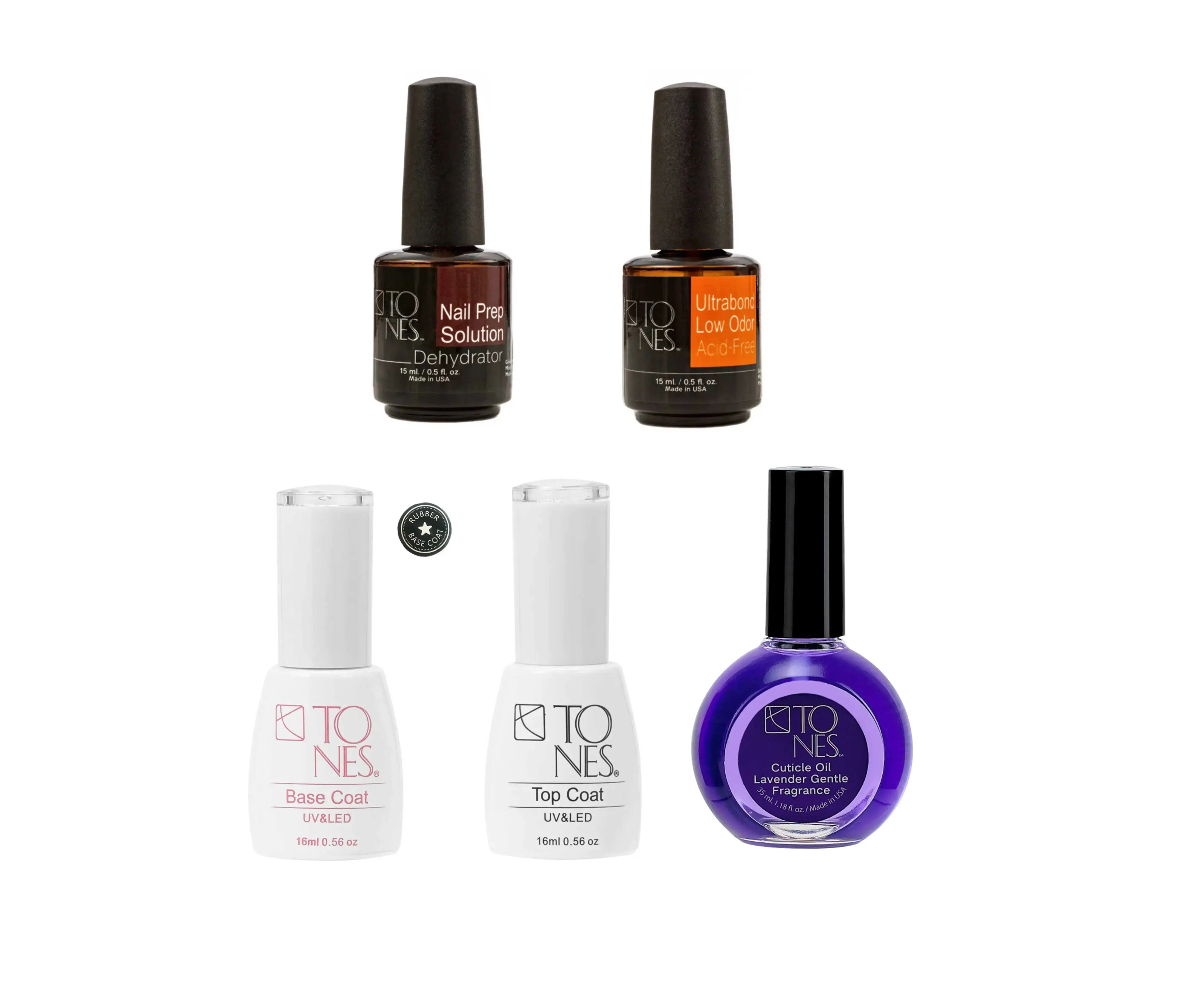 Nail Prep & Finish Kit (Rubber) Nail Prep & Finish Kit (Rubber)
