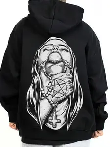 Choked Up Dark Style Unisex T-Shirt Sweatshirt Hoodie, Dark Gothic Fashion, Casual Streetwear, Demons, Digital Printed Outdoor