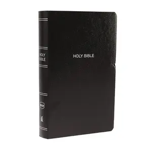 NKJV, Gift and Award Bible, Leather-Look, Black, Red Letter, Comfort Print: Holy Bible, New King James Version