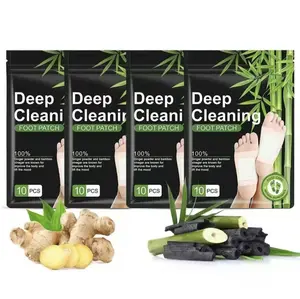 Natural Herbal Foot Detox Patches -GingerBamboo Deep Cleansing Pads for Stress ReliefToxin Removal, Better Sleep & Wellness FitnessTreatment Healthcare Solution TherapeuticHealthy Therapy