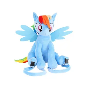 Kid's My Little Pony Rainbow Dash Plush Backpack