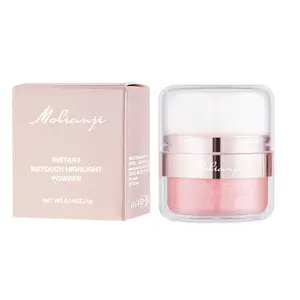 Fairy Dust Highlighting Powder -GlitterPowder Highlighter Makeup Full Body PearlescentGlitter for Face Eyes Lips Hair Body, SparklingSummer Party Body Glitter Bronzer