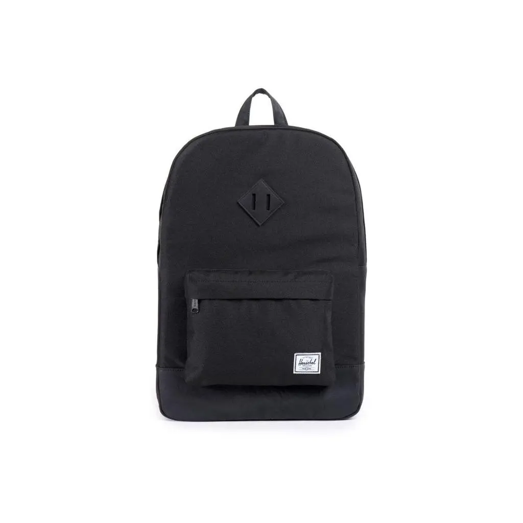 Herschel Supply Co. Heritage Backpack, Aesthetic Laptop Pack for Women's Everyday Carry with 15" Sleeve & Pebbled Leather Details, Laptop Backpack Women, Aesthetic Backpacks
