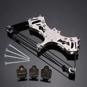 Mini Bow Set, Full Metal Thick Mini Recurve Bow, American Hunting Bow, Mini Arrow, Small Composite Bow, Gift, Christmas Gift