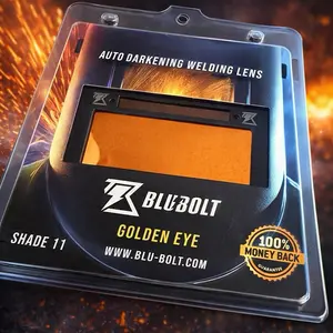 Blu-Bolt Auto Darkening Gold 2x4 Lens