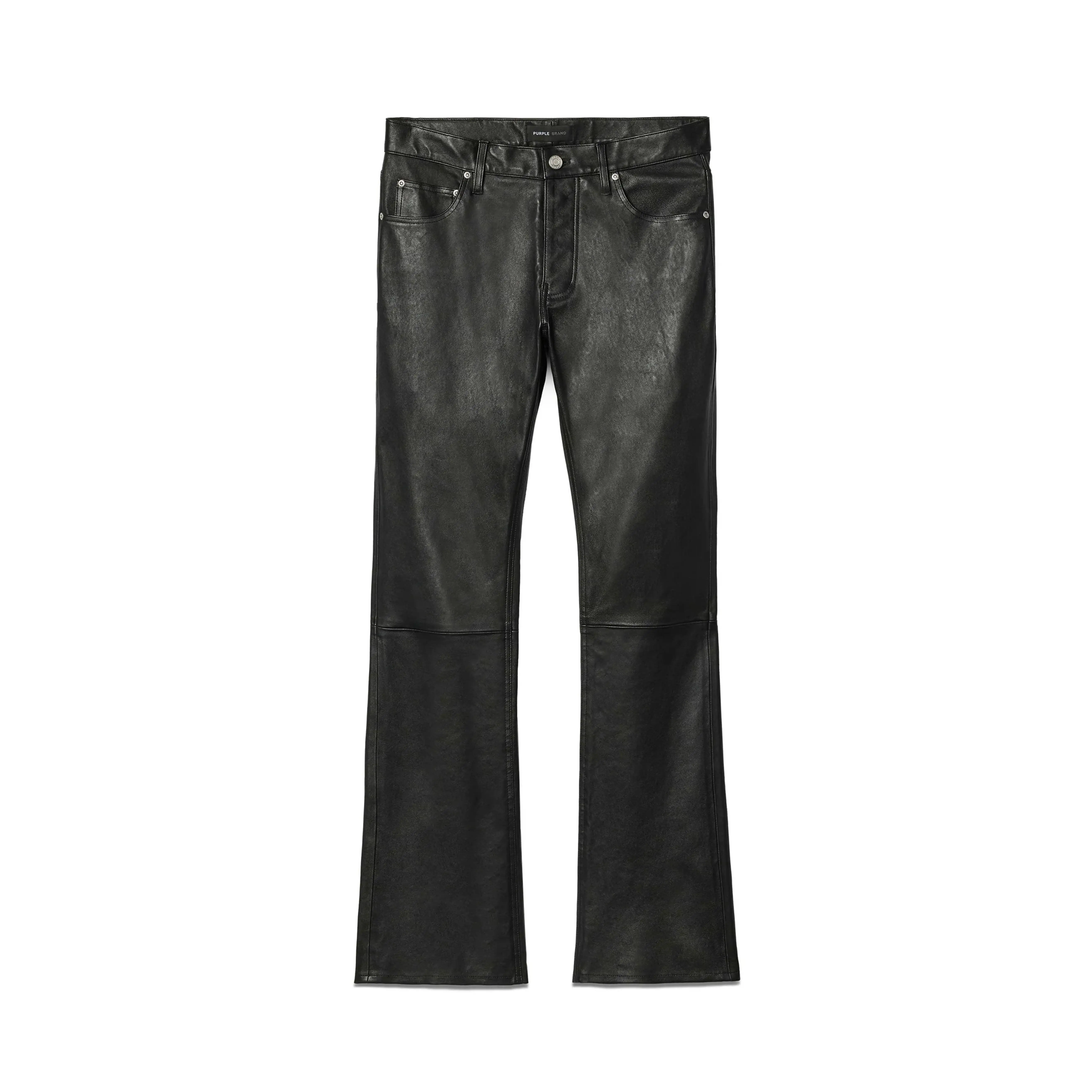 Leather Flare Pants