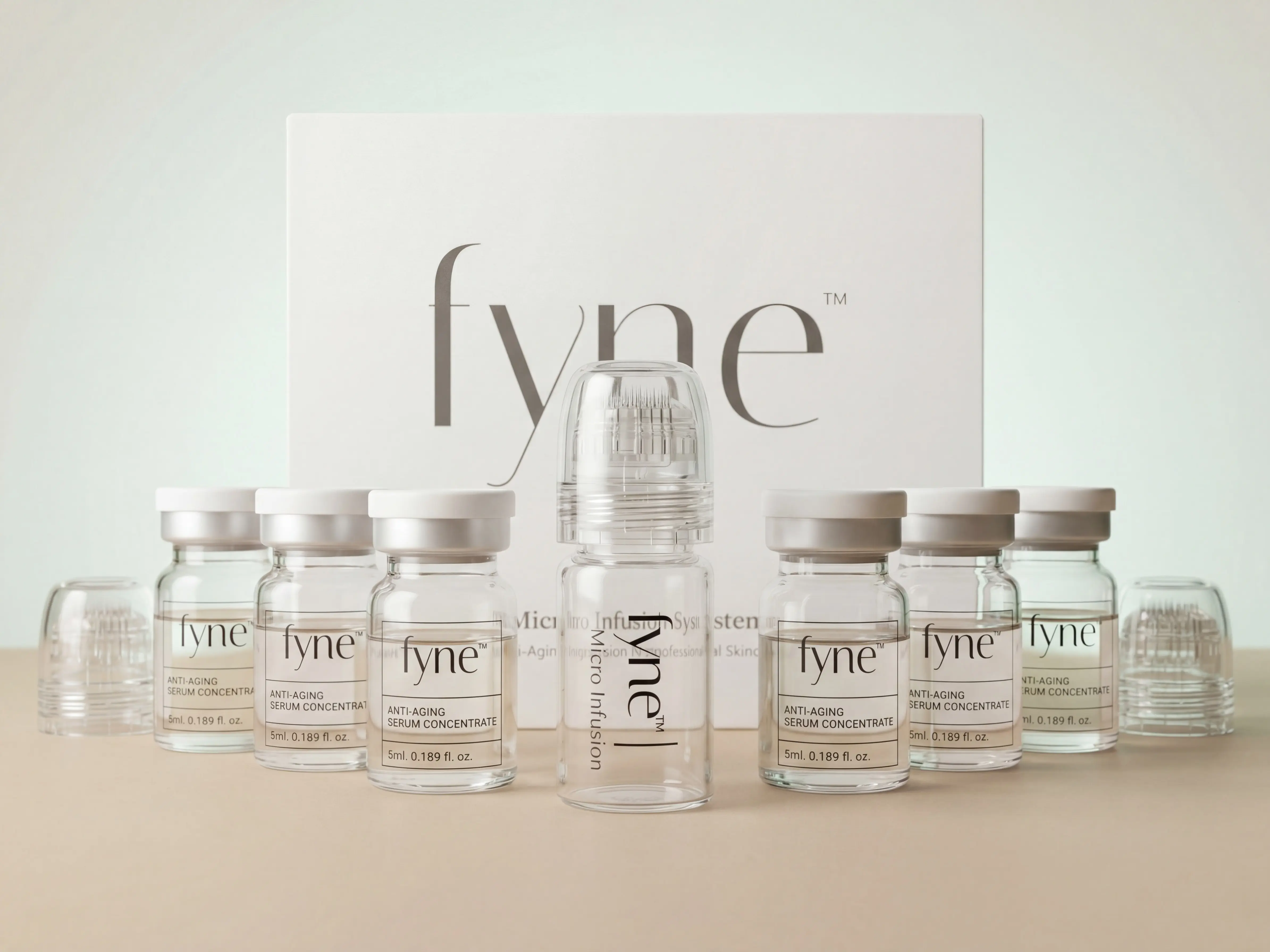 Micro-Infusion Serum 3-Month Bundle for Wrinkles, Fine Lines & Dark Spots - 24K Gold Needle At-Home Facial Kit with Collagen & Peptides Hyaluronic Acid