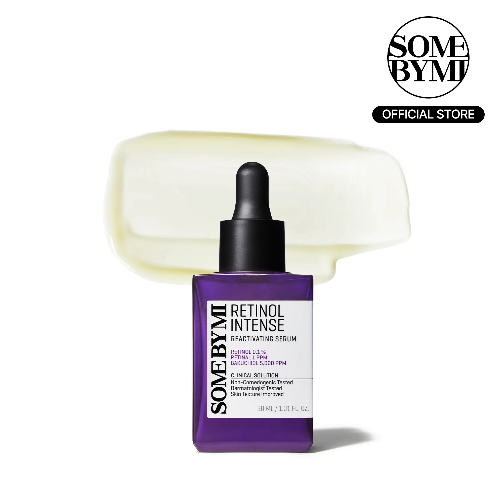 Retinol Intense Reactivating Serum 1.01oz - Korean Skincare - Bakuchiol & Retinol Serum for Face Firming, Anti-Aging, Pore Minimizing & Skin Refining
