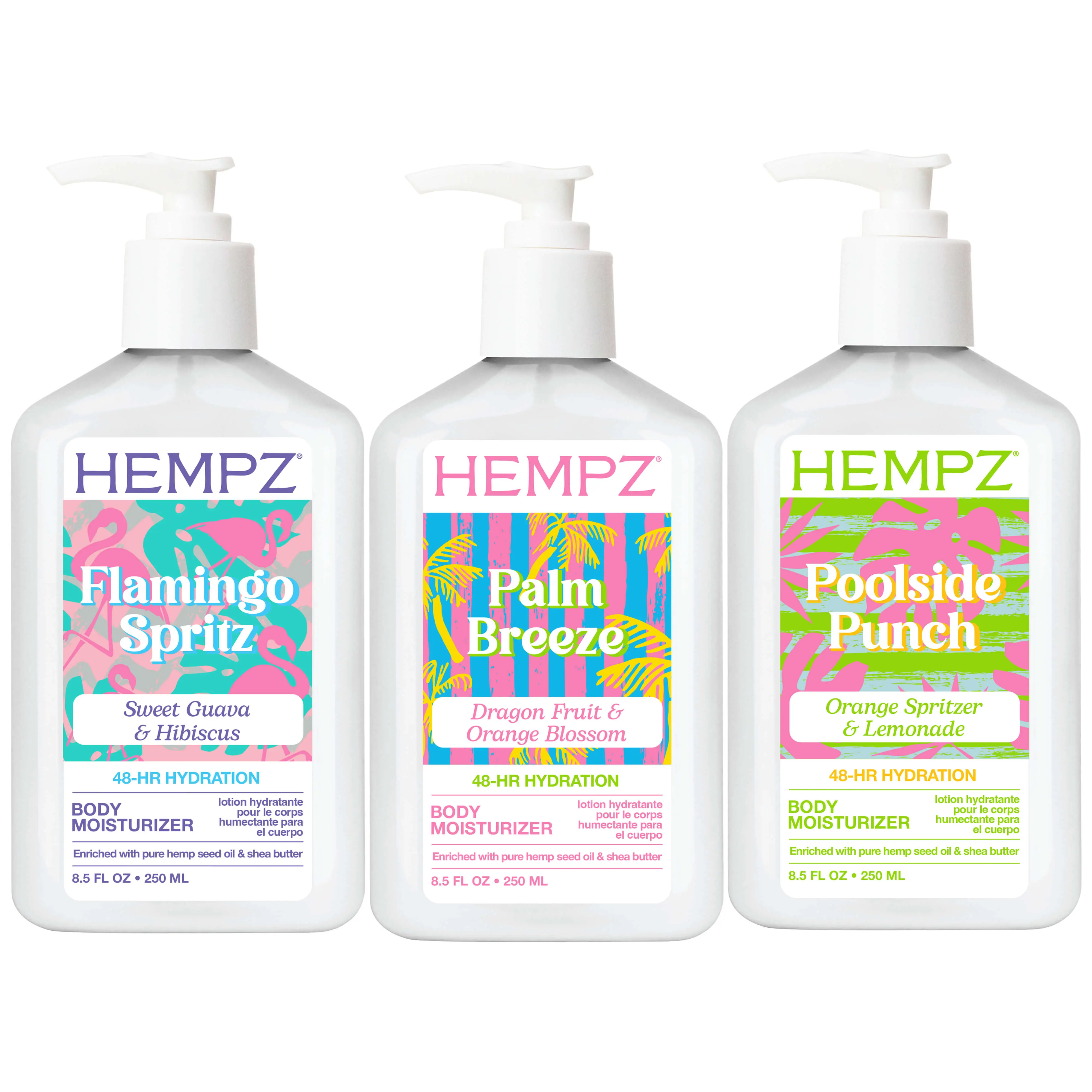 Hempz Exclusive Palm Springs Body Lotion Bundle