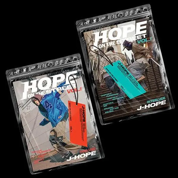J-Hope K-Pop Album Hope on the Street Vol 1 Hang Tag Photocard