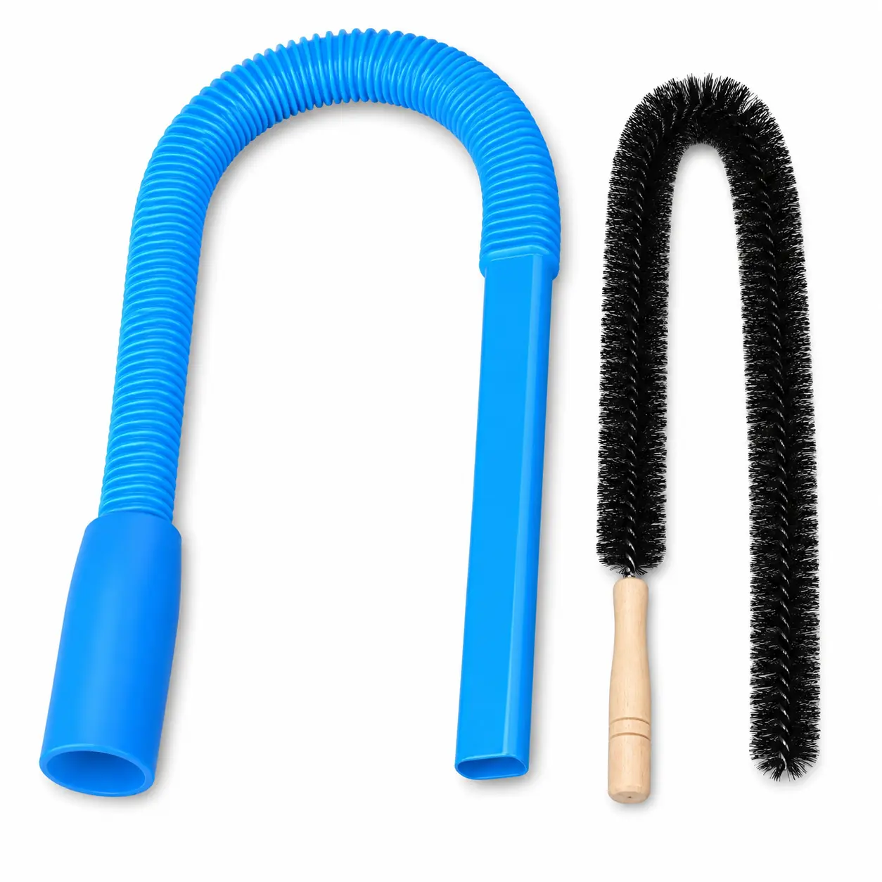 Sealegend Dryer Vent Cleaner kit Dryer Vacuum Hose Attachment with Stretch Universal Connector, Dryer Vent Cleaning Tool Vacuum Hose Lint Remover, Blue