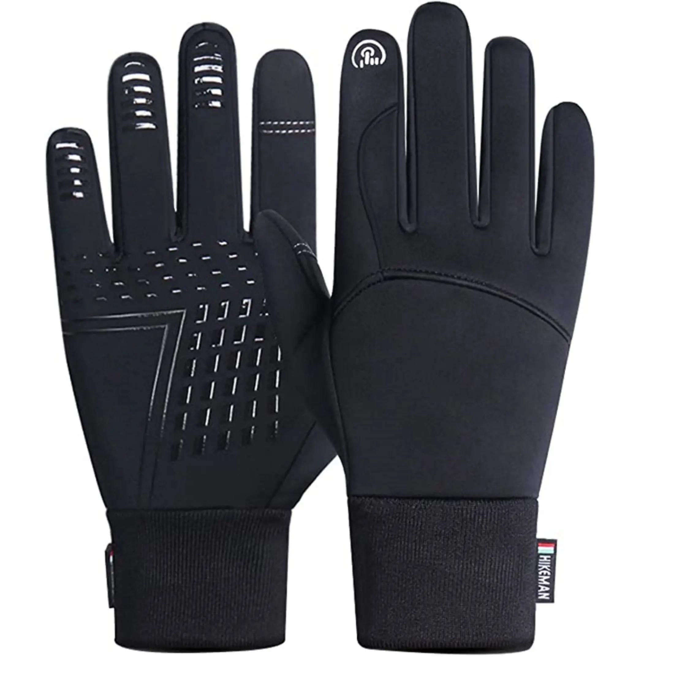 Winter Gloves for Men Women - Cold Weather Gloves for Running Cycling Waterproof Snow Warm Thermal Gloves Touchscreen Finger New Year Gifts