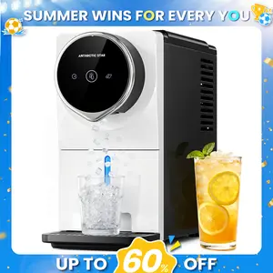 Antarctic Star Nugget Ice Maker Countertop – Crunchy Chewable Ice in Minutes, Auto Ice Dispense, Self-Cleaning, Touchscreen, 33Lbs/Day Portable Pellet Ice Machine for Home, Kitchen, Office & Party