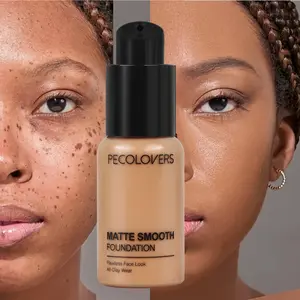 1 Pcs Waterproof Hydrating Flawless Coverage Face Foundation, Strong Coverage Long-lasting Oil-control, Smooth Texture Easy To Apply, Suitable for Multiple Skin Tones