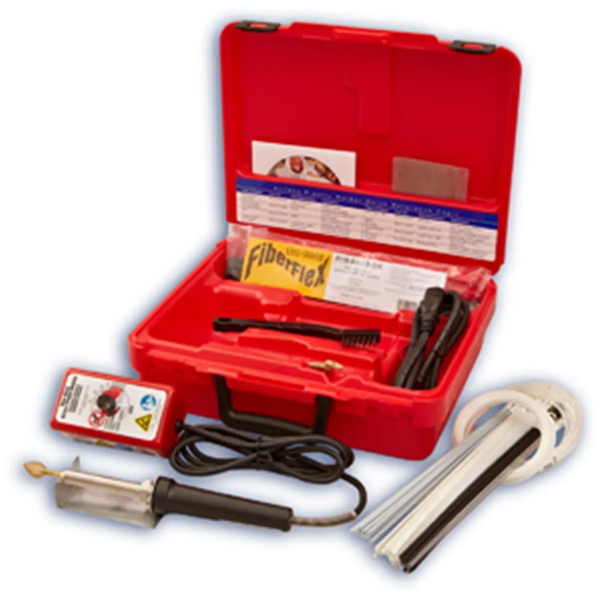 212 MAIN US5700HT Handheld Welding Machine, Urethane Supply Plastic Welder Kit with Custom Molded Design, 8-Rod Set, Wire Mesh Welding Accessory Tool Set, Stick Welder