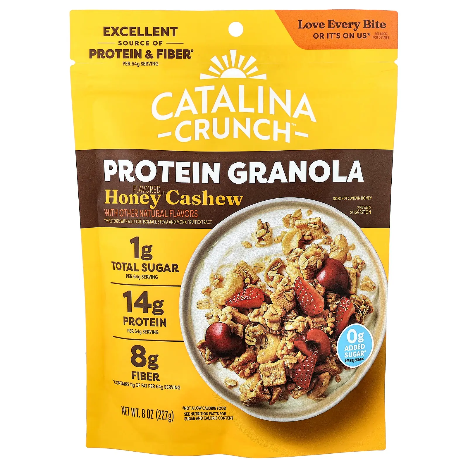 Catalina Crunch Protein Granola, Honey Cashew, 8 oz (227 g) Catalina Crunch Protein Granola, Honey Cashew, 8 oz (227 g)