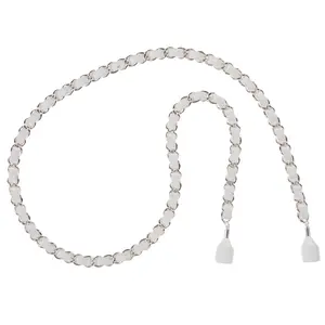 So White Silver AirPod Chain