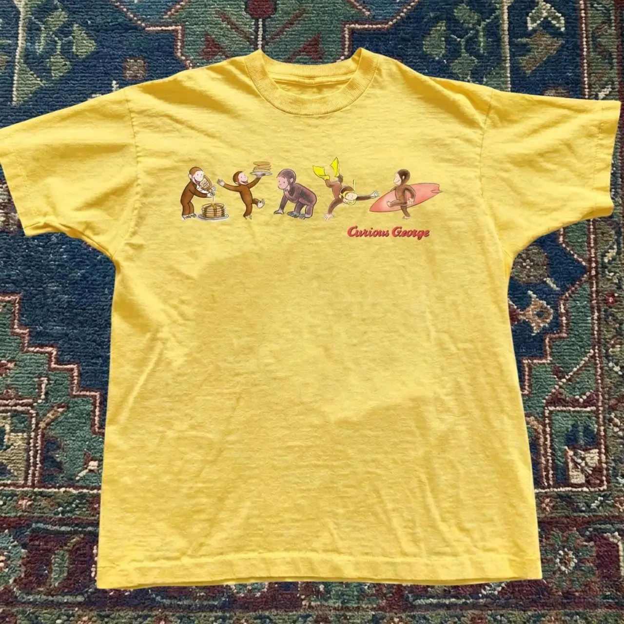 Daisy Curious George Graphic Cotton Clothing Tshirt & Baby Tee, Streetwear