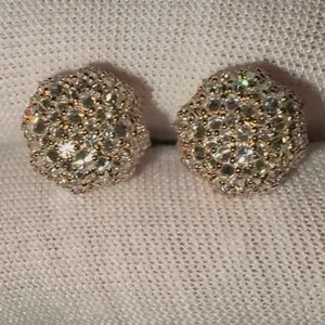 Cluster upside down earrings