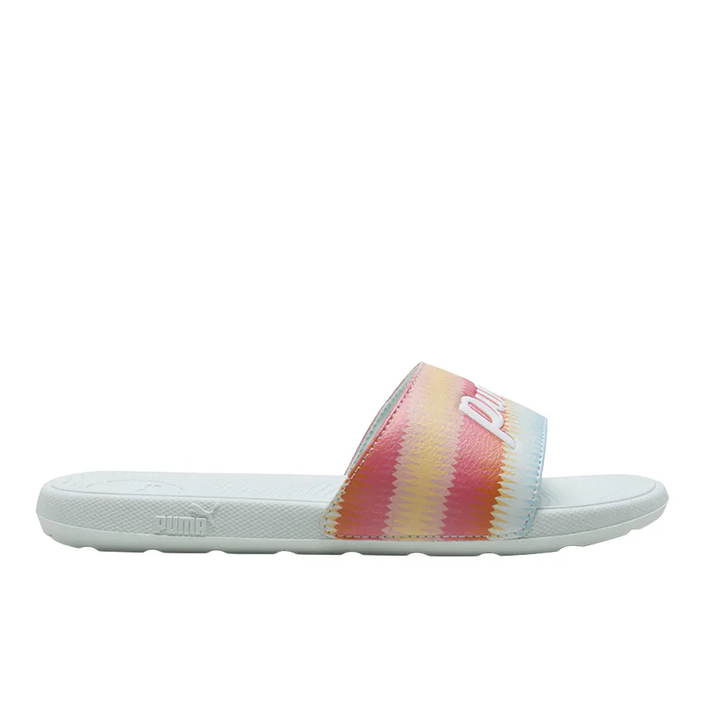 PUMA Womens Cool Cat 2.0 Watercolor Slide Casual Sandals Casual - Orange