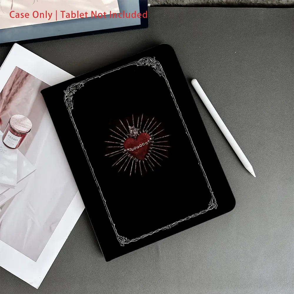 A Tablet Case with Pen Holder, book-style tablet case, Tablet Casing, Tablet Protective Cover, iPad Accessories compatible with iPad Pro11/iPad (8th Gen)/iPad Air 4/5/iPad 10th Generation/iPad Air 13(M3 2025)/iPad Air 11(M3 2025)/iPad 11(A16 2025)