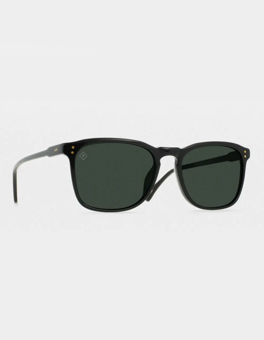 RAEN Wiley Polarized Sunglasses, Recycled Black & Green Polarized