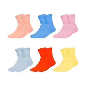 DIAMOND STAR Diabetic Socks, Non-Binding Circulatory Cushion Cotton Ankle Diabetic Socks for Women