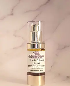 Rose & Calendula Facial Oil Plant Skincare Moisturizer