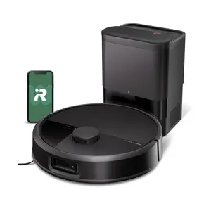 Roomba® Max 705 Vacuum Robot + AutoEmpty™ Dock – 180X Extreme Suction, Anti-Tangle Dual Rubber Brushes, ClearView™ Pro LiDAR, and Advanced Dirt Detect - up to 75 Days of Hands-Free Deep Cleaning