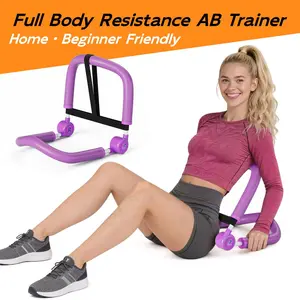 HOPHORSE Foldable Core Training Machine, Adjustable Resistance Abdominal Workout Gear, Portable Home Gym Fitness Equipment for Beginner Daily Strength Training, Sit-Up & Crunch Support Tool