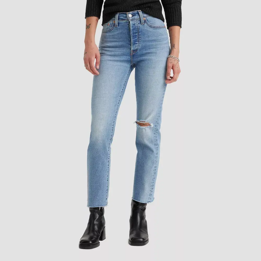 Levi's Women's Wedgie Jeans, Clothes, Polyester