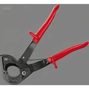 Heavy Duty Ratcheting Wire Cutter, Aluminum Copper Cable Cutting Tool for Electrical Wires, Professional Hand Tool for 240mm²/10.23Inch Cables, Reusable Durable Ratchet Mechanism, Precision Cutting Pliers for Electricians