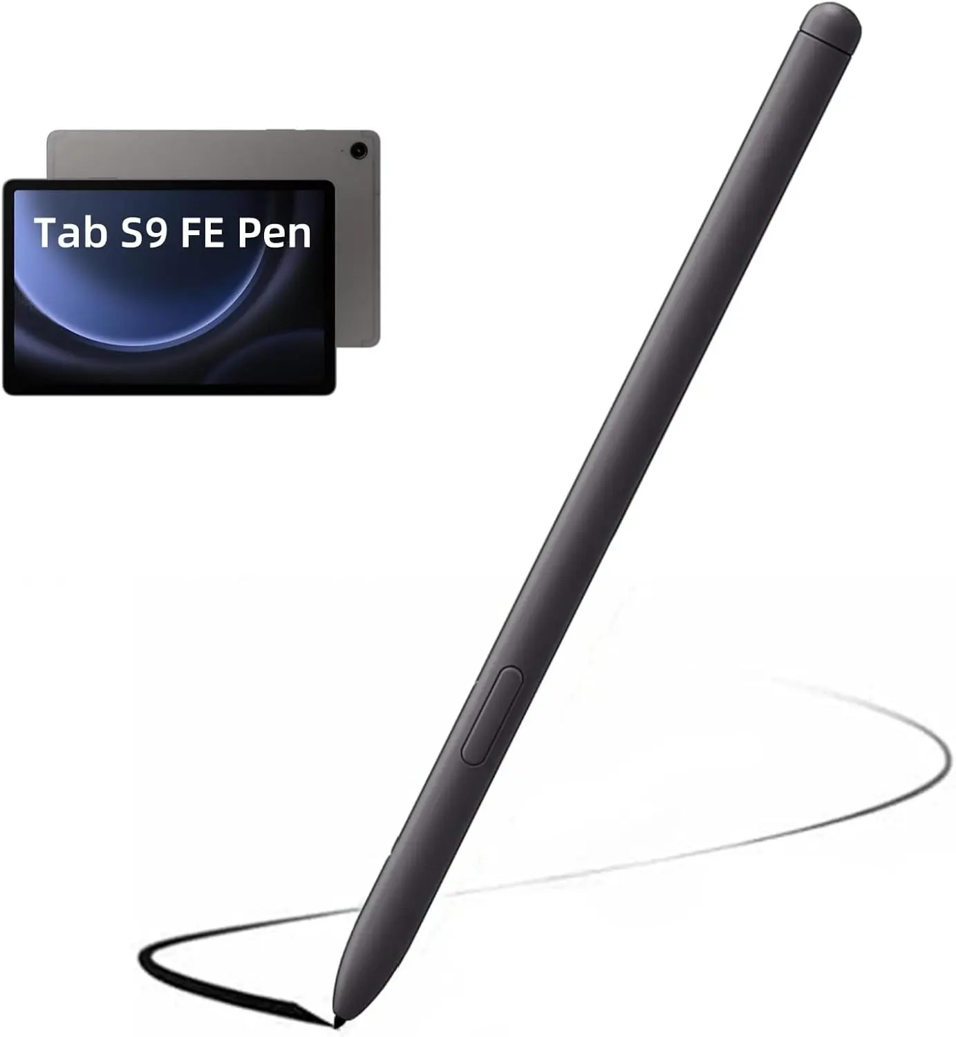 Galaxy Tab S9 FE Pen Replacement for  Galaxy Tablet S9 FE Stylus Pen (4096  Levels), Gray