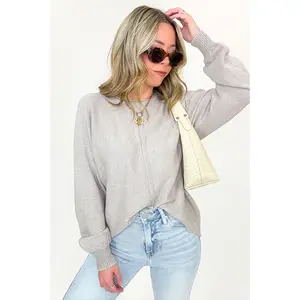 Serene Seam Viscose Knit Sweater