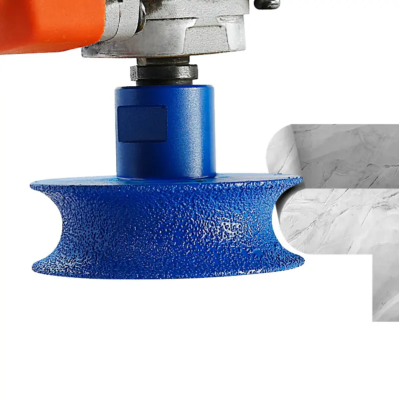 LOZLIN Diamond Round Edge Grinding Wheel - Rounded Corner Disc for Quartz, Marble, Tile & Stone - Angle Grinder Tool for CountertopEdges Abrasive Materials