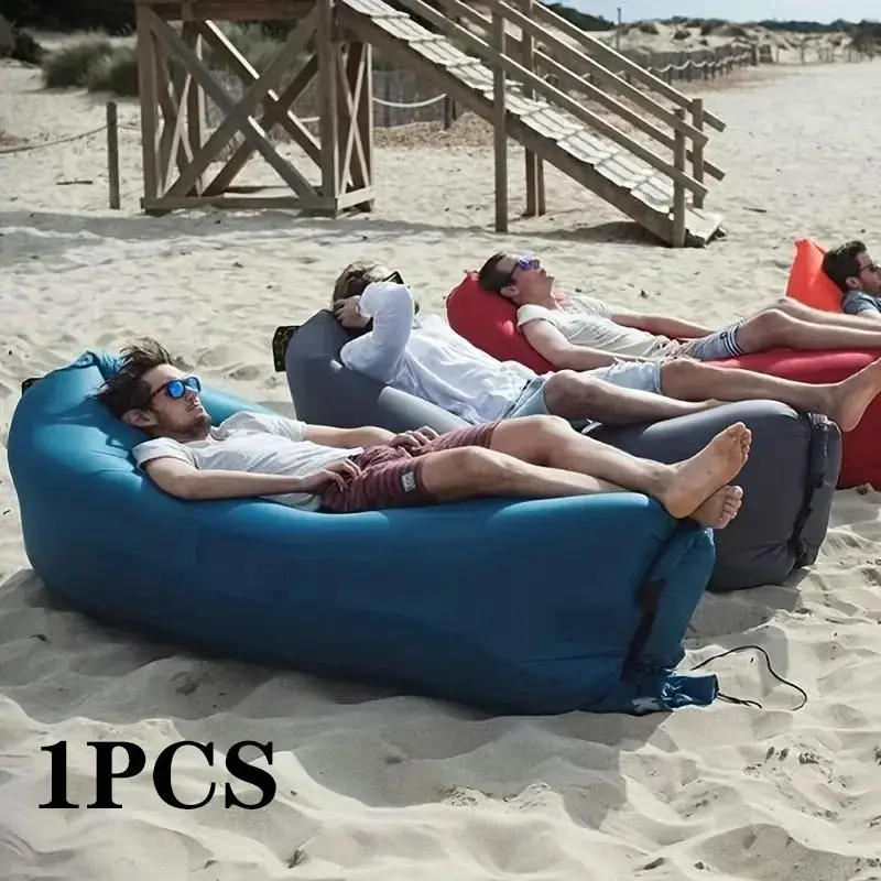 Portable Waterproof Inflatable Air Sofa Bed, Cloud Sofa, Quick-Release Design, Ideal for Outdoor Camping & Festivals, Leakproof Construction, Portable Sofa Chair, Folding Floor Couch, Foldable Floor Sofa