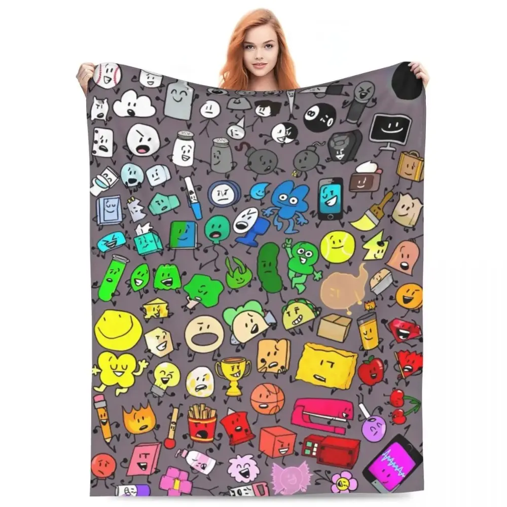 Aura Blankets Flannel Throw Blanket Battle for Dream Island Blankets for Home Bedroom Warm Quilt