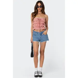 Fern Mid Rise Denim Shorts
