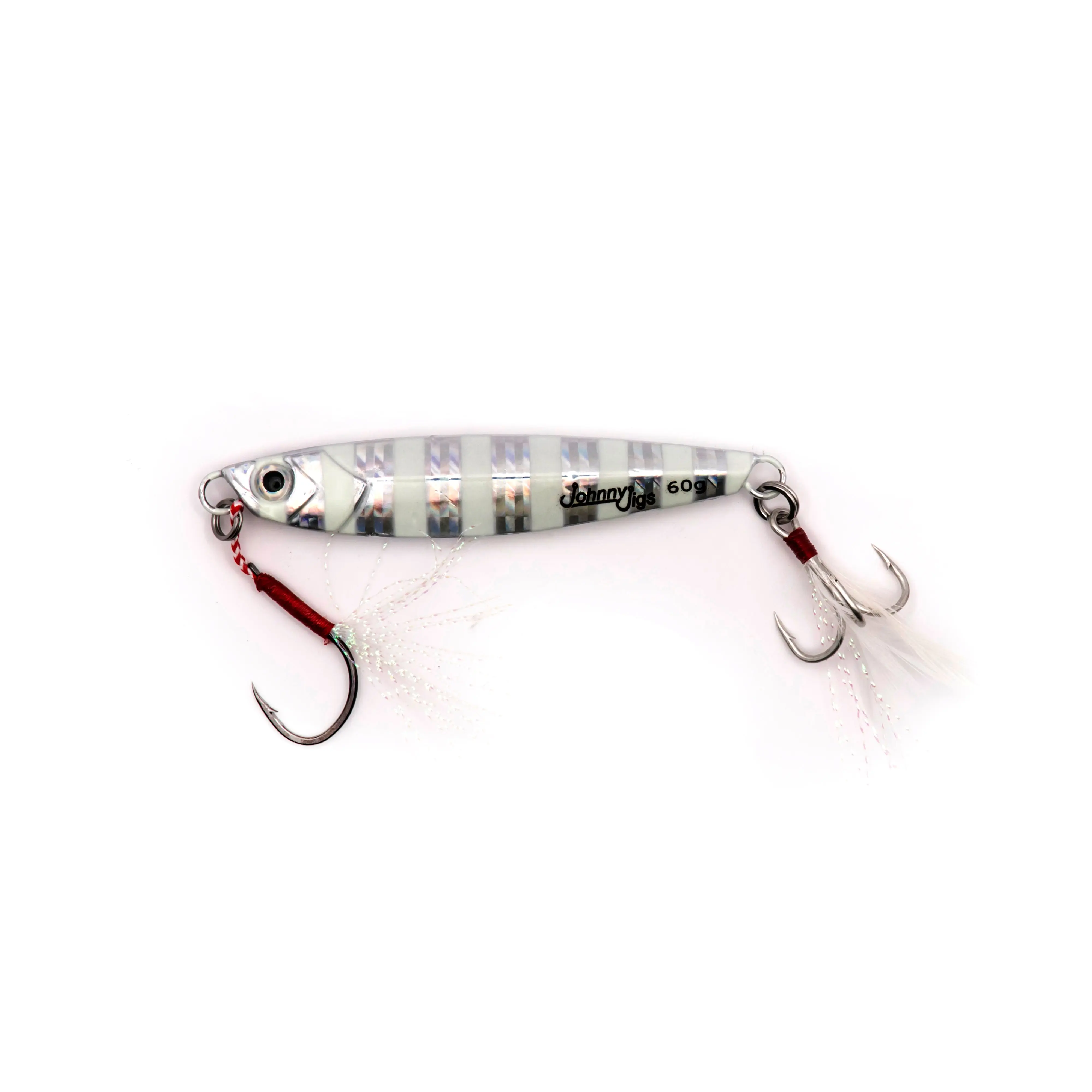 Johnny Jigs® Long Casting Jig - Silver Glow