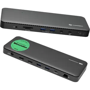 Thunderbolt 4 Dock with 100W , Thunderbolt Certified, Laptop Docking Station Dual  Single 8K or Dual 4K HDMI for Windows and , 4X USB, Gigabit Ethernet (TBT4-UD5)