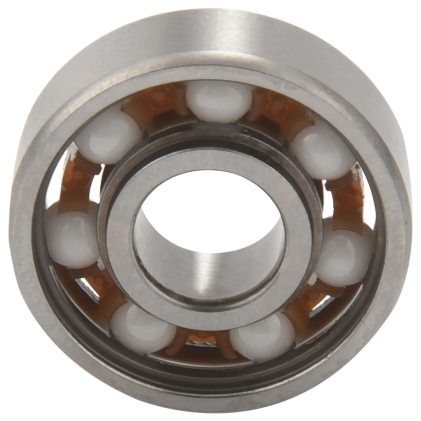 4 Pack 608 Hybrid Ceramic Scooter Bearings with Stainless Steel Rings, High Precision, Long Usage Life, Shock Resistance, High Temperature Resistance for Skateboards - 8x22x7mm, 8Mm, Corrosion Resistance
