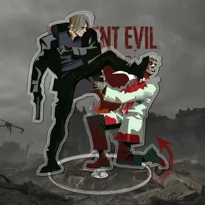 Leon Resident evil acrylic spinning standing, Leon standee, resident evil merch v2