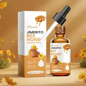 Jimerito Honey Extract Eye Drops - Alcohol-Free Moist Eye Treatments, Daily Hydrating Moisturizer, 7-Day Fast-Acting Cleansing & Soothing Solution for Adults (All Skin Types), Alcohol-Free Eye Treatments