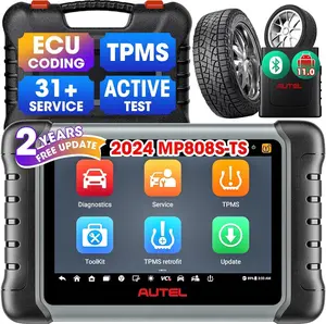 Autel MaxiPRO MP808S-TS Car Diagnostic Bidirectional Tool OBDII Scanner with TPMS Programming, Active Test, 31+ Service, All System Scan, ECU Coding  2 Years Free Update