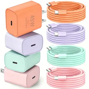 PD 45W Samsung USB-C Super Fast colorful Charger, Wall charger with a 10-foot extra-long, durable USB-C charging cable, compatible forSamsung Ultra16/S26+/S25+/S25/S24/S23/S23+/S22/S22+/S21 Ultra/S20, for iPhone 17Pro Max/16Pro Max, and others