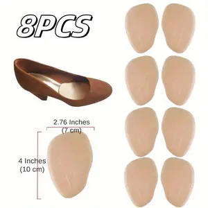 4 Pack Thick Anti Slip Pressure Reducing Pad Forefoot Metatarsal Anti Slip Shoe Insoles for Women Beauty & Personal Care