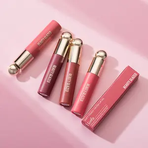 BEAUTY GLAZED Velvet Lip Gloss - Long-Lasting Liquid Matte Lipstick, Non-Stick, Waterproof, Highly Pigmented for Lips & Cheeks